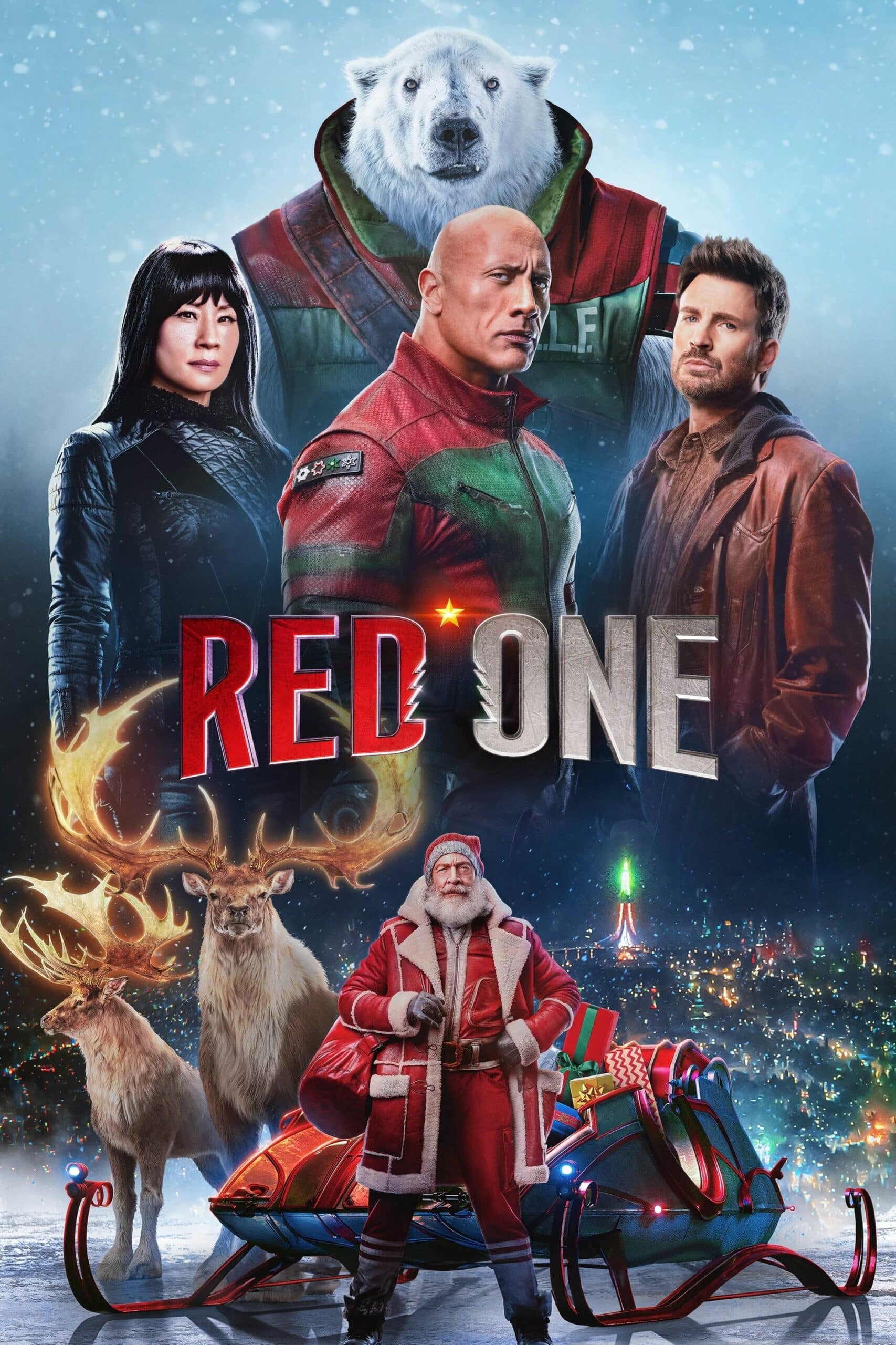 Red One (2024) (Hindi + English) Dual Audio Movie HD 
