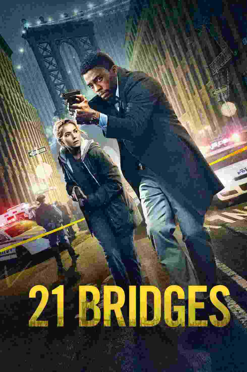 21 Bridges (2019) (Hindi + English) Dual Audio Hollywood Movie BluRay HD ESub